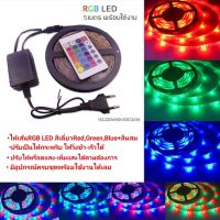 ชุดไฟเส้นRGB LEDอุปกรณ์ครบพร้อมใช้ควบคุมด้วยรีโมท