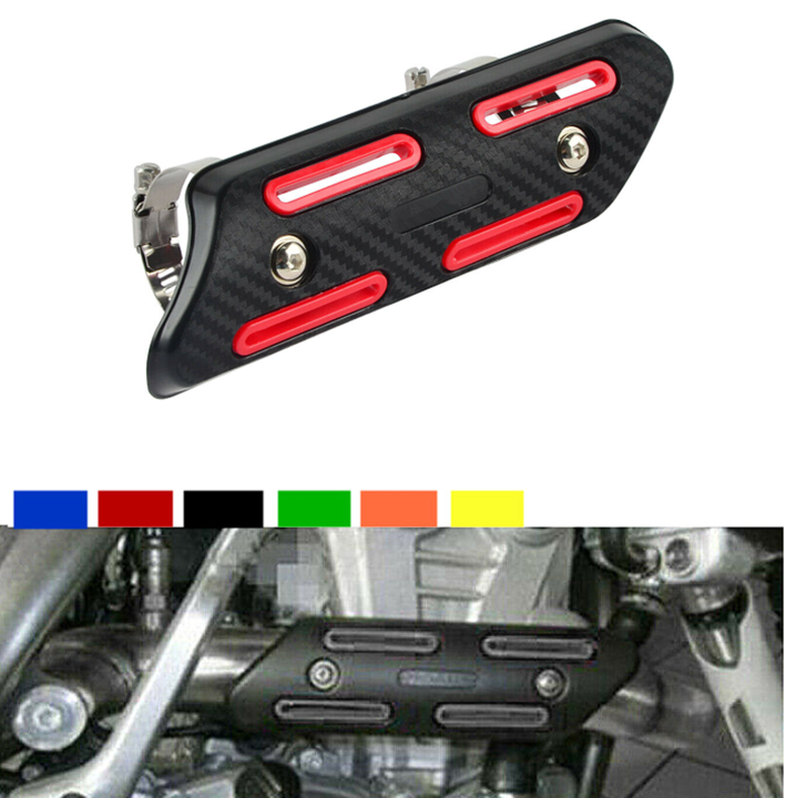 Exhaust Pipe Heat Shield Cover Heel Guard For Suzuki DRZ/RM/RMZ/RMX