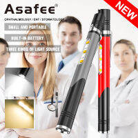 Asafee 200LM B35 XPG+ side light LED Portable compact medical pen light fixed focus tail press switch built-in battery micro USB charging IPX4 waterproof