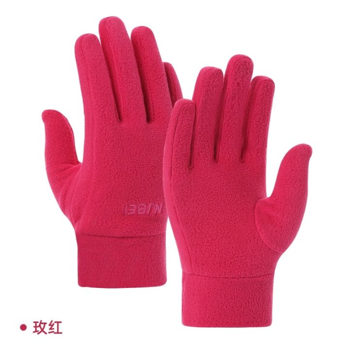 autumn-winter-warm-fleece-gloves-men-women-outdoor-riding-thickened