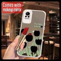 Liquid silicone Mirror surface Phone Case For Xiaomi Civi 5G/Civi 1S texture Hangings For Girls Heat dissipation lovely