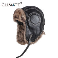 【cw】CLIMATE Trend Winter Warm Hat er Pilots Hats Ear Protect Face Windproof Russian Ushanka Fur Hat Thicken Winter Ski Cap Hats