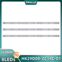 3Pcs/Set LED Backlight Strip For Sanyo 29 LCD TV HK29D08-ZC14C-01 V290BJ1-XC01 HK290WLEDM-CH02H 8LEDs