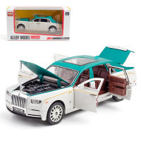 ม้วน1:32-Royce โมเดลรถโลหะผสมแสงและเสียงประกอบรถ Diecast ของเล่นสำหรับเด็กผู้ชายของขวัญวันเกิดคอลเลกชันรถ Kids Toys