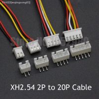 △❒ 10 set JST XH2.54 Wire Cable Connector 2.54mm Pitch 2/3/4/5/6/7/8/10/12/14/20 Pin 26AWG 300MM Female Cable Right Angle Socket