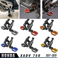 Ultrasupplier รถจักรยานยนต์ Footrest ผ้โดยสารด้านหลังที่รองเท้าหมุดที่พักเท้าสำหรับ Honda X ADV X-ADV 750 2017 2018 2019 2020 XADV 750อุปกรณ์เสริม