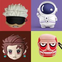 3D Titan Cute Cartoon Earphone Case for Airpods 1 2 3 Wireless Headphone Protective Charging Box Anime for Airpods Pro 3 Case Wireless Earbud Cases