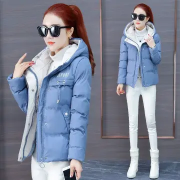 New 2020 Women Short Jacket Winter Thick Hooded Cotton Padded
