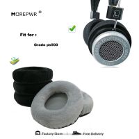 Morepwr New Upgrade Replacement EarPads for Grado ps500 Headset Parts Leather Cushion Velvet Earmuff Sleeve Cover