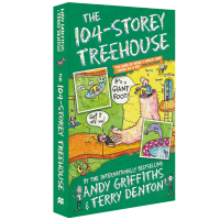The 104 story treehouse 104 story childrens English Chapter Book Novel 9-12 year old kid treehouse adventure crazy treehouse English original imported book