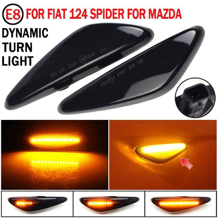 Flashing LED Dynamic Turn Signal Blinker Light For Mazda 5 CW 6 GH MX5