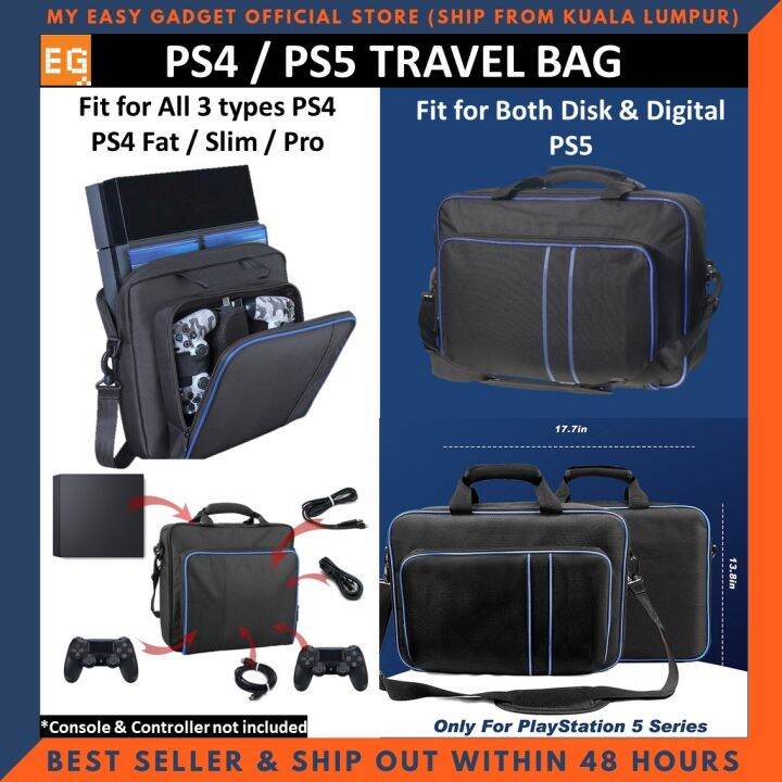 PS4 PS5 Bag Canvas Carry Bag Case Protective Travel Storage Carry