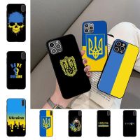 Casing Ponsel Motif Bendera Keep Calm And Ukraina untuk iPhone 11 12 13 Mini Pro Max 8 7 6 6S Plus X 5 SE 2020 XR XS Funda