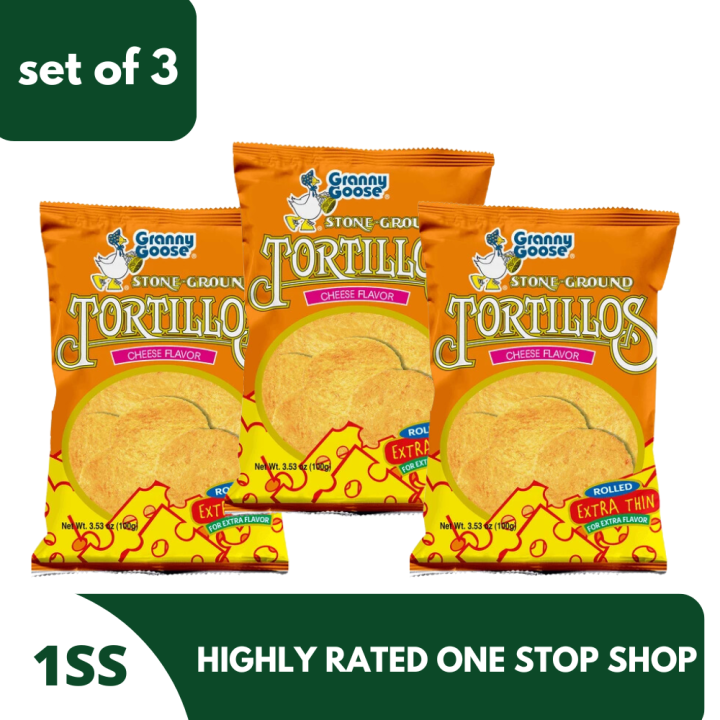 Granny Goose Tortillos cheese 100g set of 3 Lazada PH
