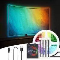 Dream Color RGB Ambient TV PC Screen Back Led Lighting WS2812b USB Led Strips Tape For Android 5-9 System TV Box/ PC Backlight