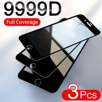 [CNIU digital accessories] ฟิล์มกระจกกันรอยแบบเต็ม3ชิ้นสำหรับ iPhone Iphone Se 2021ฟิล์มกระจกนิรภัยป้องกันหน้าจอ iPhone SE 2020ฟิล์ม HD