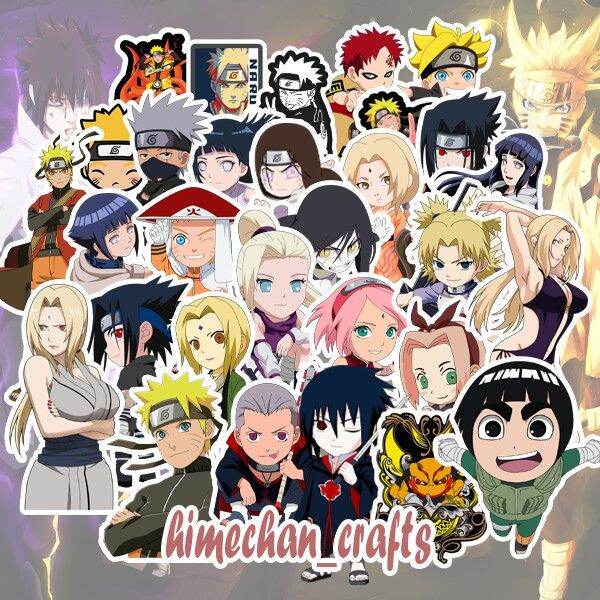 Anime Naruto Vinyl Stickers Waterproof Stickers | Lazada PH