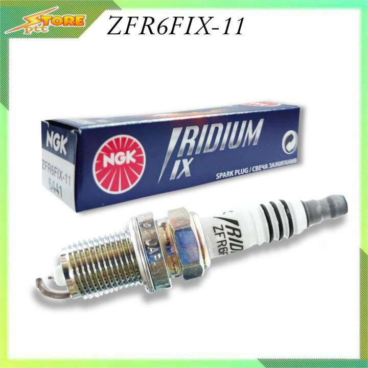 หัวเทียน NGK ZFR6FIX-11 (6441) กล่องน้ำเงิน IRIDIUM อิริเดียม (1หัว ...