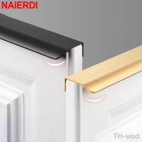 【hot】✧  NAIERDI Door Handle Mount Drawer Pull Concealed Aluminum Alloy Handles