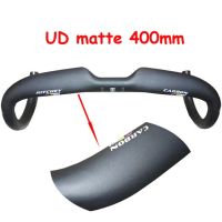 Newest racing Road bike aero matte 3K full carbon fiber bicycle handlebar internal cable 31.8*400/420/440mm Free shipping