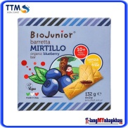 Bánh ăn dặm hữu cơ cho bé vị việt quất Bio Junior 132g