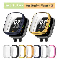 เคสป้องกัน TPU อ่อนนุ่มสำหรับ Redmi Watch 3 ฝาครอบเต็มรูปแบบสำหรับ Xiaomi Redmi Watch 3