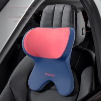 Car Headrest Car Lumbar Pillow Memory Foam New Design Relieve Low Back Pain Car Cushion Universal Fit Car Interior Accessories Seat Cushions