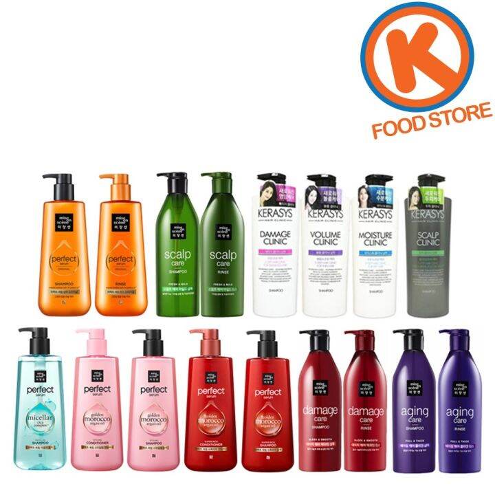 Mise en scene Amore Pacific Kerasys Shampoo and Conditioner 600ml/680ml