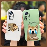 Skin feel silicone Simplicity Phone Case For Xiaomi 12 5G/12X/12S soft shell Liquid silicone shell phone case Anti-fall