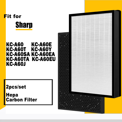 สำหรับ Sharp KC-A60 KC-A60E KC-A60TA KC-A60EU KC-A60T FZ-A60DFE KC-A60EA KC-A60J FZ-A60HFE HEPA ตัวกรองคาร์บอน