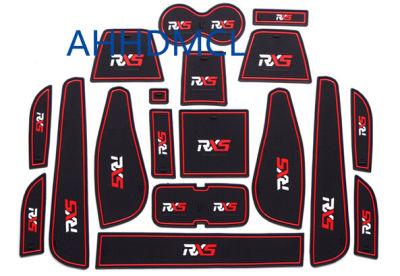 รถ Anti-Dirty Pad ประตู Groove Gate Slot ถ้วย Armrest Storage Pad Anti-Slip Mat สำหรับ Roewe RX5