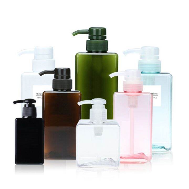 【Ready Stock/COD】Plastic Empty Shampoo Clear Shower Gel Hand Sanitizer Container Foaming Bottle