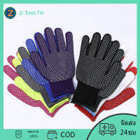 Z-Tool ถุงมือทำงาน CB-MALL 12คู่  พร้อมส่ง ถุงมือผ้าทอเสริมจุดยางกันลื่น เกรดAA ของแท้100% กันบาด กันหนาม กันลื่น รับประกันคุณภาพ คละสี