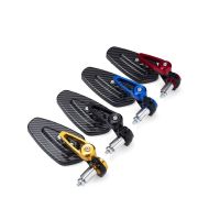 ​2Pcs Motorcycle Rearview Mirror Carbon Fiber Pattern Handlebar Mirror Modified Inverted Rear Mirror Motorbike Accessories Mirrors