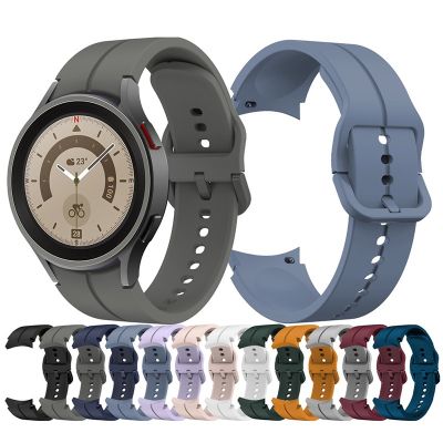 สายนาฬิกาข้อมือ20มม. เข้ากันได้กับ Samsung Galaxy Watch 5และ Watch 4 44มม. 40มม. คลาสสิค46มม. 42มม. กำไลข้อมือกีฬาซิลิโคน Galaxy Watch 5 Pro 45มม.