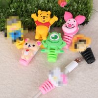 10 Buah Figur Disney Pelindung Saluran Kabel Data USB Lengan Pelindung Anti Putus untuk Kabel Pengisi Daya untuk Iphone Android