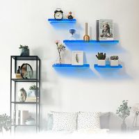 Acrylic Storage Rack Color Wall Mounted Non Perforated Storage Rack Suitable For Kitchens Bathrooms Bedrooms.