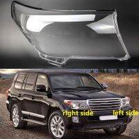 สำหรับ Toyota L Cruiser Lc200 2012-2015ฝาครอบไฟหน้ารถตัวครอบไฟหน้าโป๊ะไฟแบบโปร่งใสเลนส์กระจกโคมไฟเดิมเปลือก