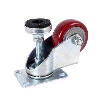 3Inch Caster With Foot Cup Horizontal Adjustment Support Frame Wheel Equipment Precision Instrument Universal Wheel