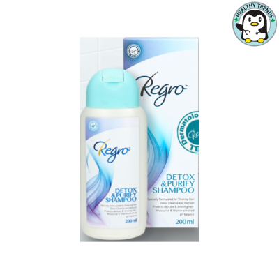 Regro DETOX &amp; PURIFYING Shampoo  แชมพู 200 ml  (Healthy Trends)