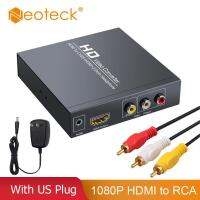 Neoteck HDMI เป็น RCA และ HDMI Converter พร้อม 3.5 มม.แจ็คหูฟังอินเตอร์เฟส 720P 1080P รองรับ PAL NTSC สำหรับทีวี HD และทีวีรุ่นเก่า