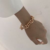 MNB - Big chain bracelet | สร้อยข้อมือ 24k gold