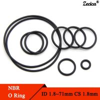 10/50 Buah NBR O Cincin Paking Ketebalan CS 1.8Mm ID 1.8 71Mm Nitril Karet Bulat O Jenis Korosi Minyak Menolak Penyegelan Mesin Cuci Hitam