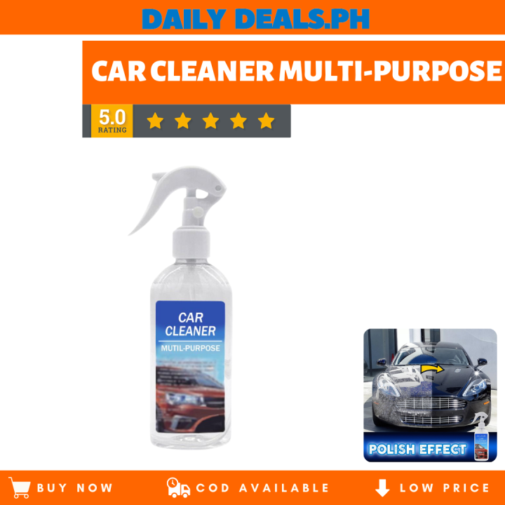 Multipurpose Car Cleaner Long Lasting Fresh Fast Powerful Odor Dirt