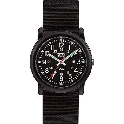 Timex Mens T18581 Camper Watch (Black)