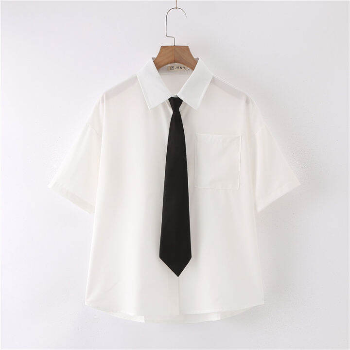 women-summer-blouses-shirt-short-sleeve-solid-white-blouse-tops-with-tie-bow-korean-style-female-shirts-lapel-blusas-13520