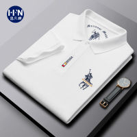 ฮุ่ยฟาน่า ผู้ชายฤดูร้อนแขนสั้น polo เสื้อเชิ้ตผู้ชายแฟชั่นแบรนด์แฟชั่นลำลองปกบางผ้าฝ้ายผู้ชาย T เสื้อ ~