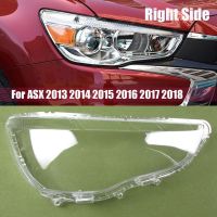 1 Pair for Mitsubishi ASX 2013-2018 Car Headlight Lens Cover Lamp Shade Lens Head Light Shell Cover L+R