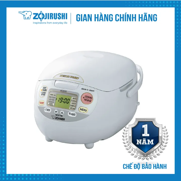 Nồi cơm điện Zojirushi NSZAQ10WZ 1L, sản xuất tại Nhật, bảo hành 1