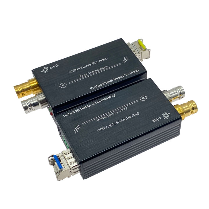 Mini HD 3G SDI Fiber Extender 1080P HD 3G-SDI Over Fiber Converter Broadcast Level SDI Video Optical Transceiver Single-Mode Single Fiber 20km with RS - 1
